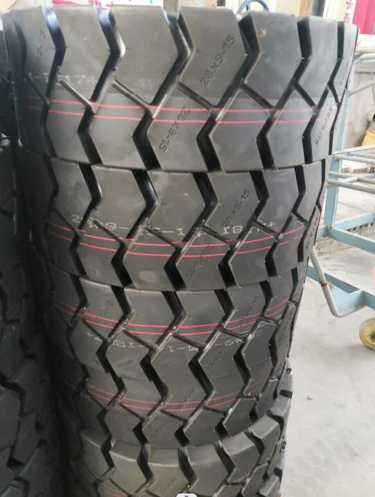 Forklift Spare Parts Long Use Life Solid Tires for Forklift Tire 6.00-9, 6.50-10, 7.00-12, 8.15-15, 8.25-15, 200-15, 3.00-15