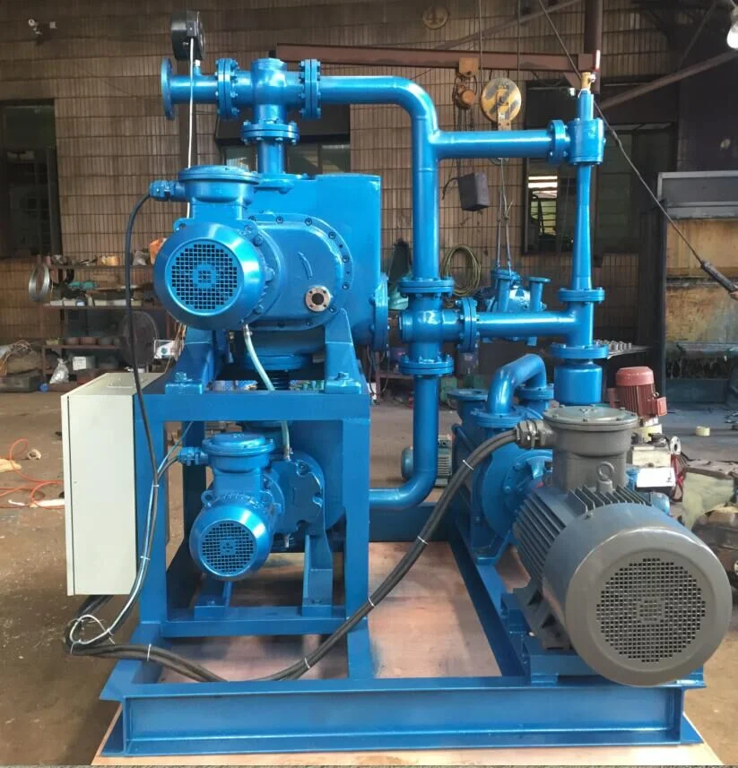 Customized Energy Saving High Pumping Rate Roots Vacuum Pump Set