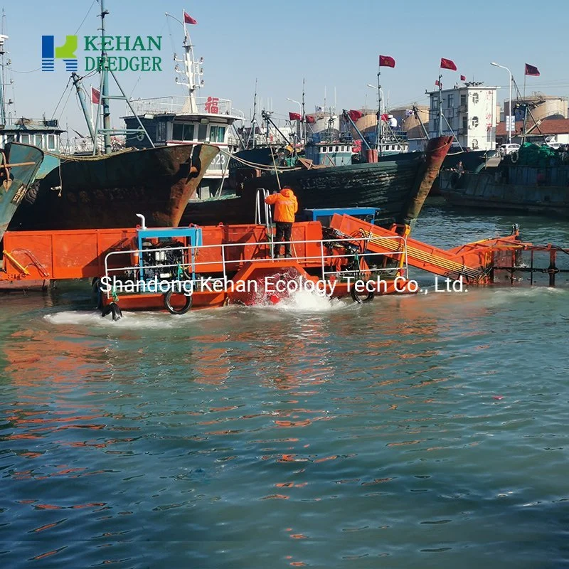 Floating Garbage Collecting Boat Trash Plastic Wastes Removal Machine