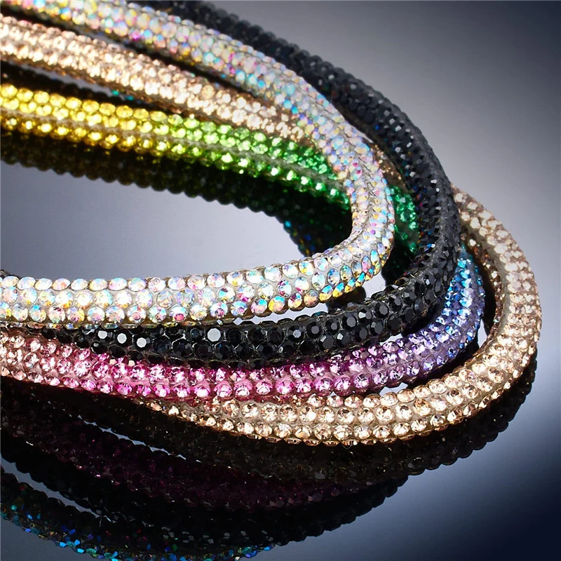 Rhinestone Shoe Laces for High-End Shoes Hats Clothing