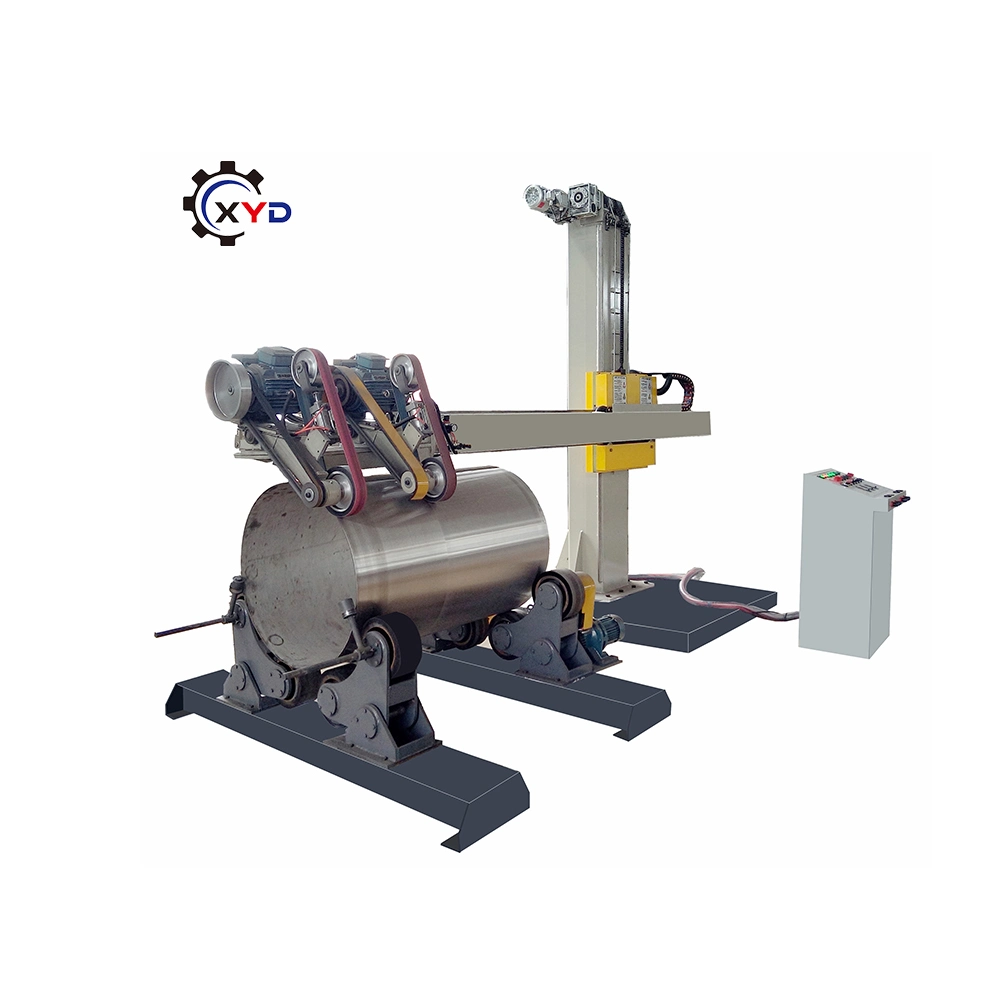 CNC 2-in-1 Polishing Grinding Buffing Machine for Tank and Dish End, Surface Polishing and Grinding, Cylinderpolishing Machine, Polishing Grinding Manufacturer