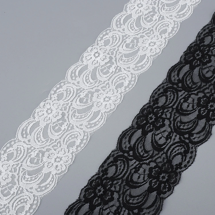 Mingjia Da 8cm Stretch Warp Knitted Lace Soft Brocade Lace Clothing Underwear Accessories