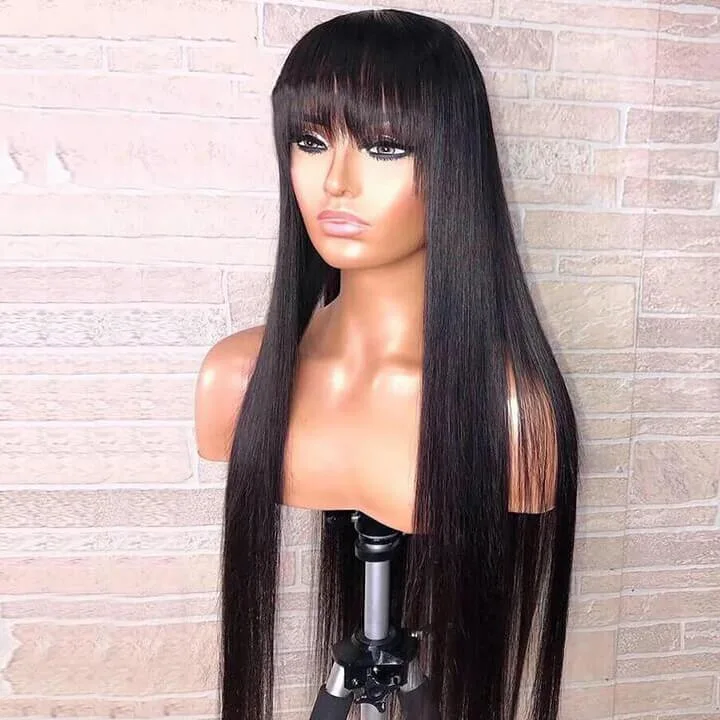 Cuticle Aligned Virgin Human Hair Extensions Wig for Black Women