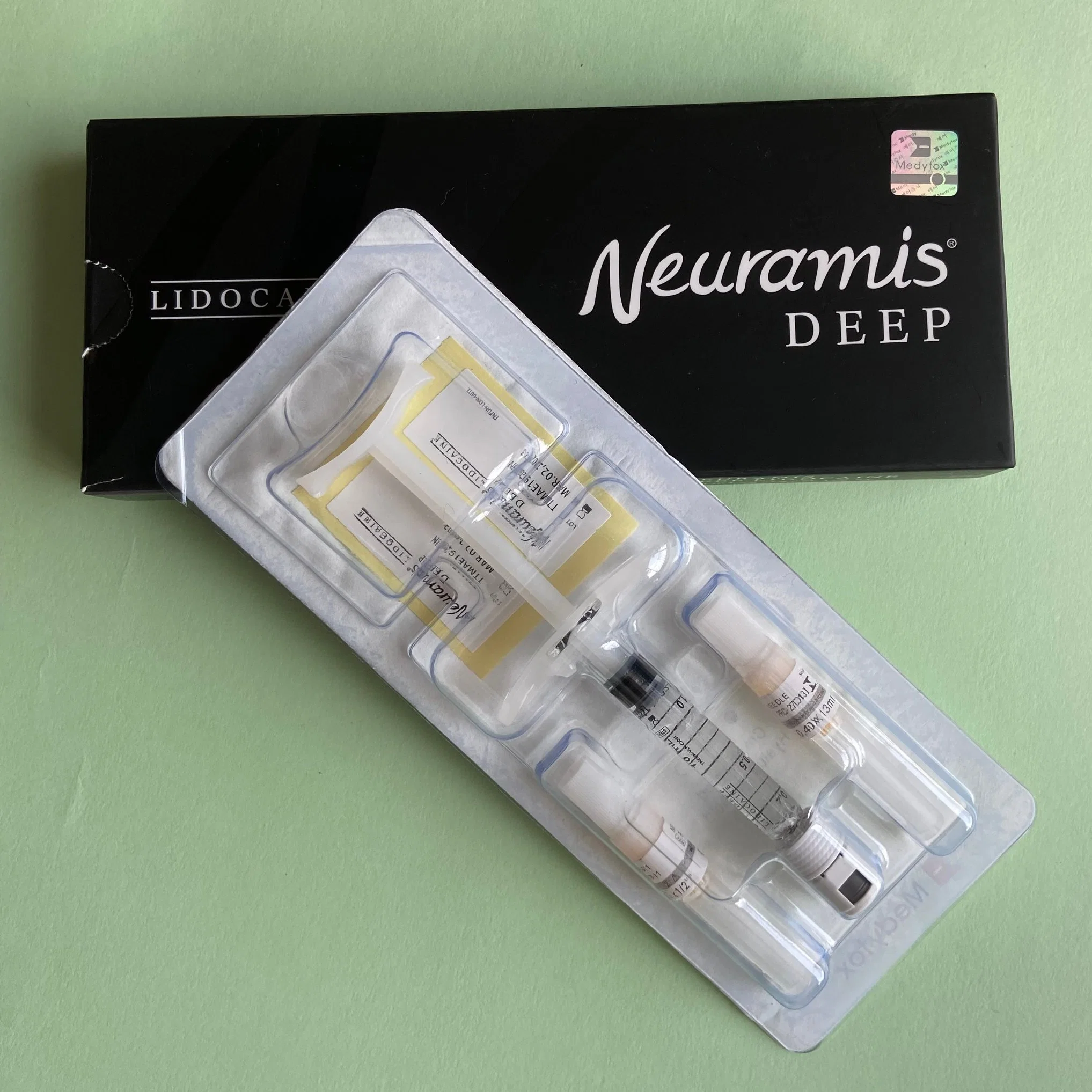 Marca original coreana Neuramis Deep ha Hyaluronic Acid Dermal Filler 1,1ml