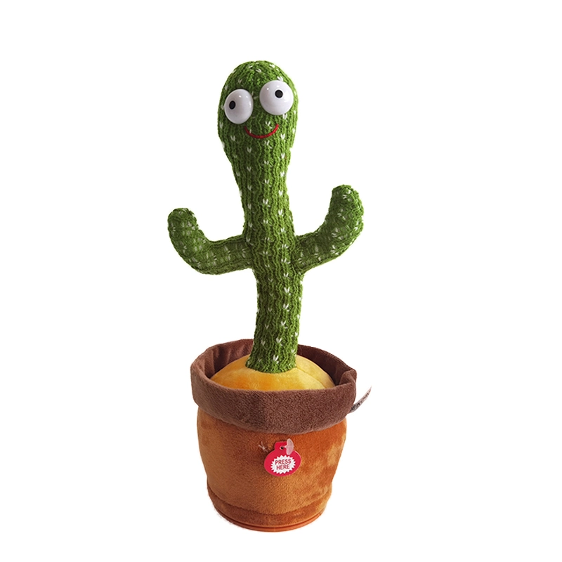 2021 Wholesale/Supplier Price Stuffed Music Simulation Plush Doll Dancing Cactus Plush Toys