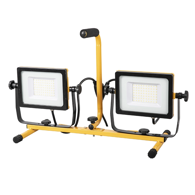 10000lm Double Outdoor AC Tripod LED Work Light