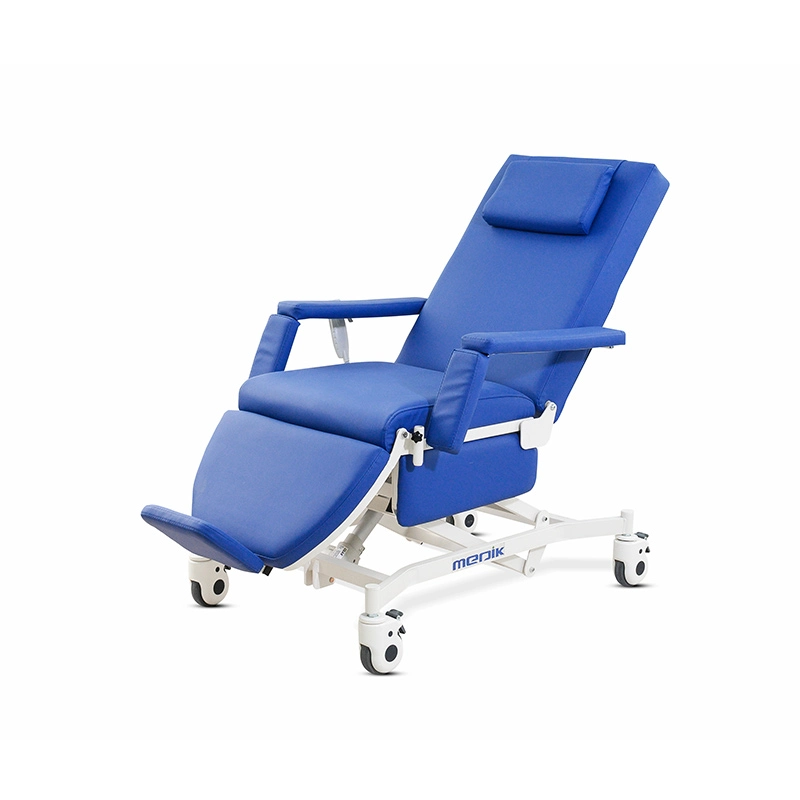 Ya-Ds-D06 Electric Adjustable Hospital Medical Patient Blood Collection Donor Dialysis Chair Donation Drawing Couch Manufacturer