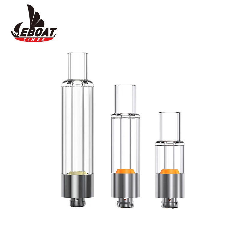 El vaporizador de aceite vacíos cartuchos recargables 1,0G 2,0G de la bobina de cerámica de vidrio de cartucho de Vape