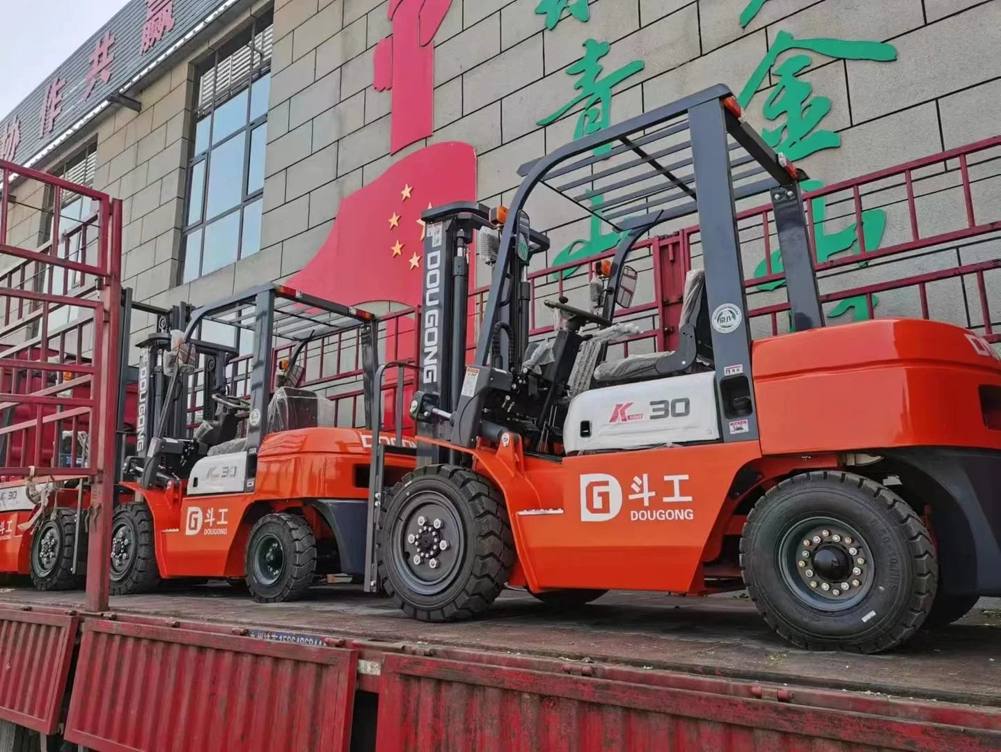 Domestic 3 Ton CE Gasoline Toyota Forklift Trucks