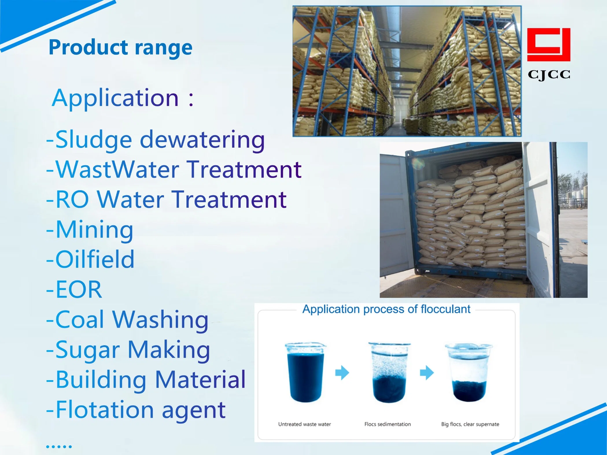 Water Treatment Chemical with Best Price of Flocculant Cationic Polyacrylamide