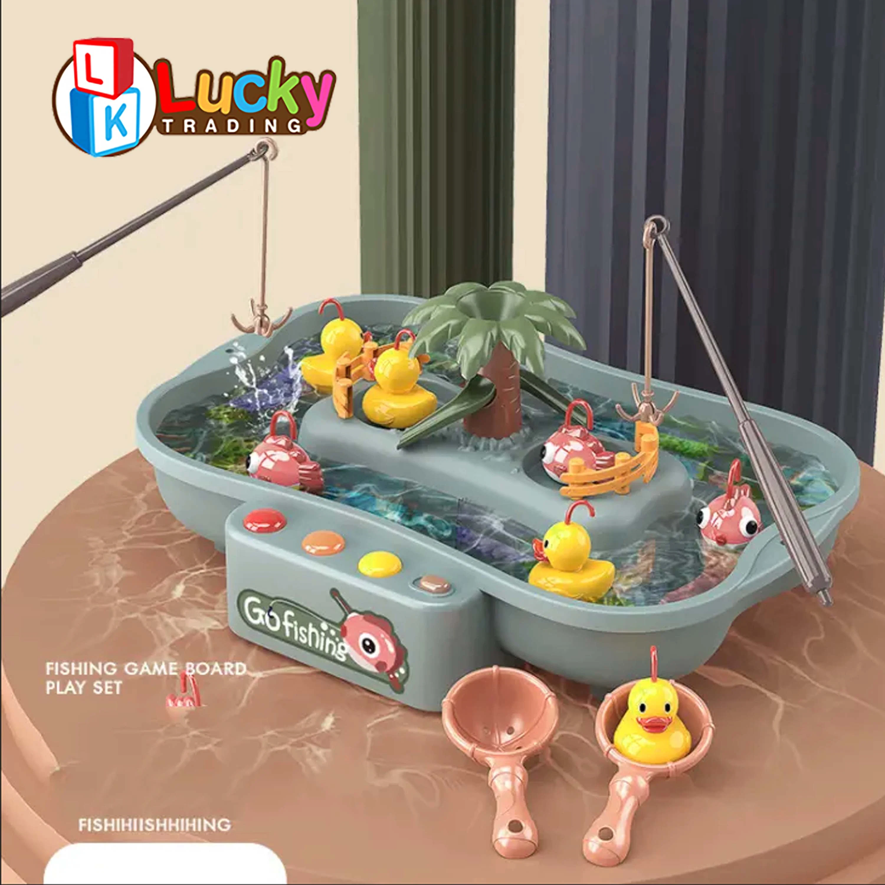 Water Circulating Fishing Game Board Play Set