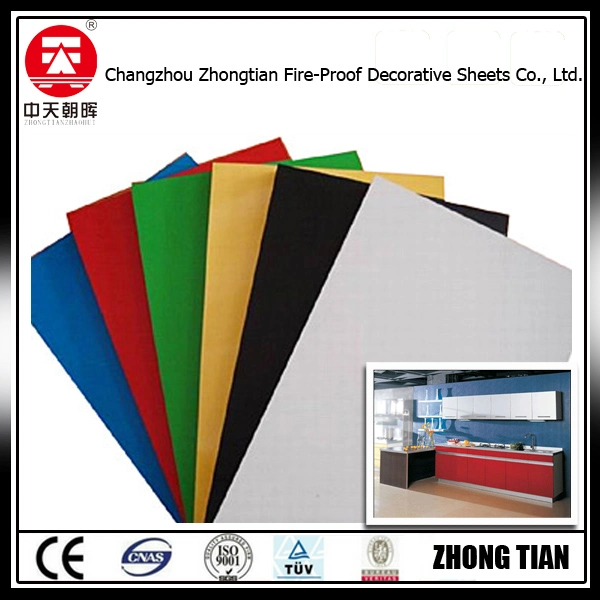 Heat Resistant Waterproof Fireproof HPL Kitchen Laminate