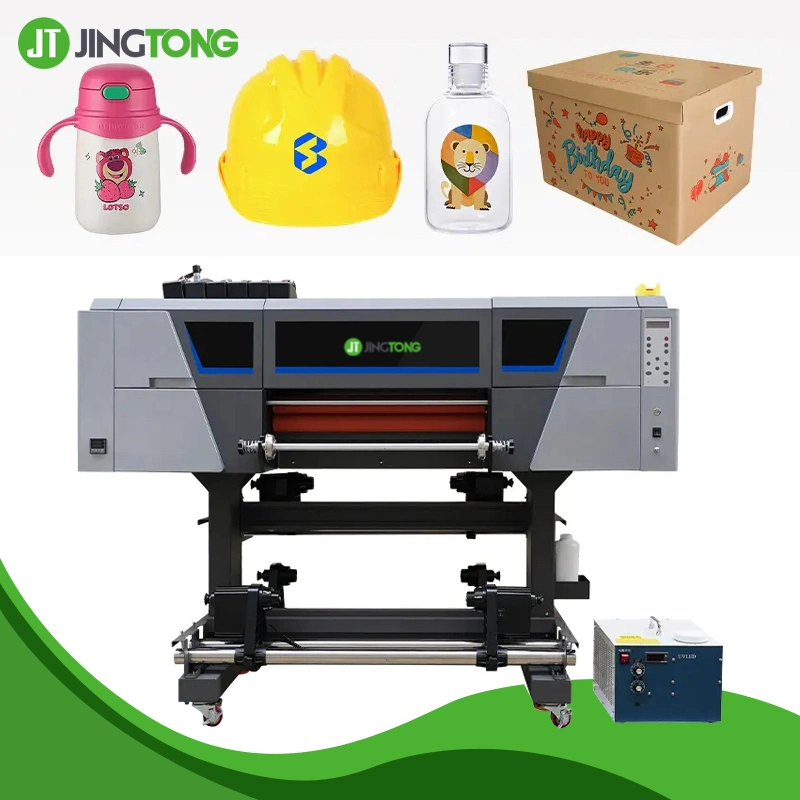 Dtf UV Printer UV Roll Crystal Sticker Printing Machine with 3/4 I3200 Print Heads