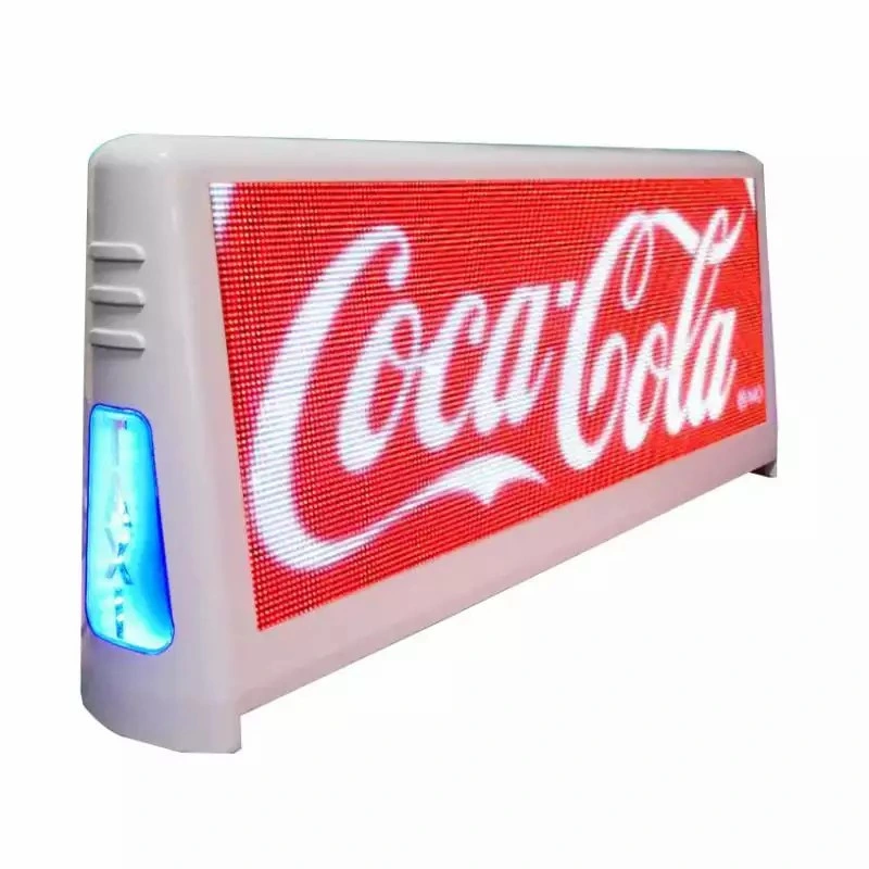 P2.5 Outdoor Waterproof Digital Sign 4G WiFi Taxi Roof Top LED Display Screen for Advertising