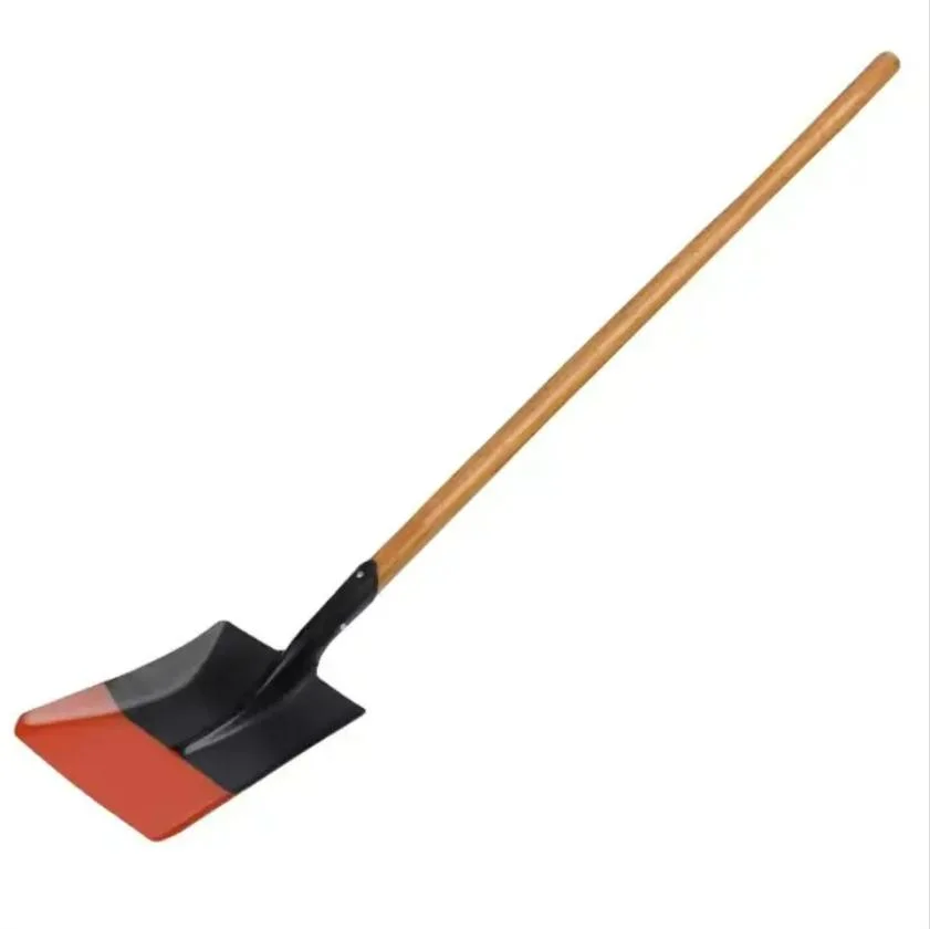 Iron Digging Shovel Head Metal Spade with Long Handled Shovel