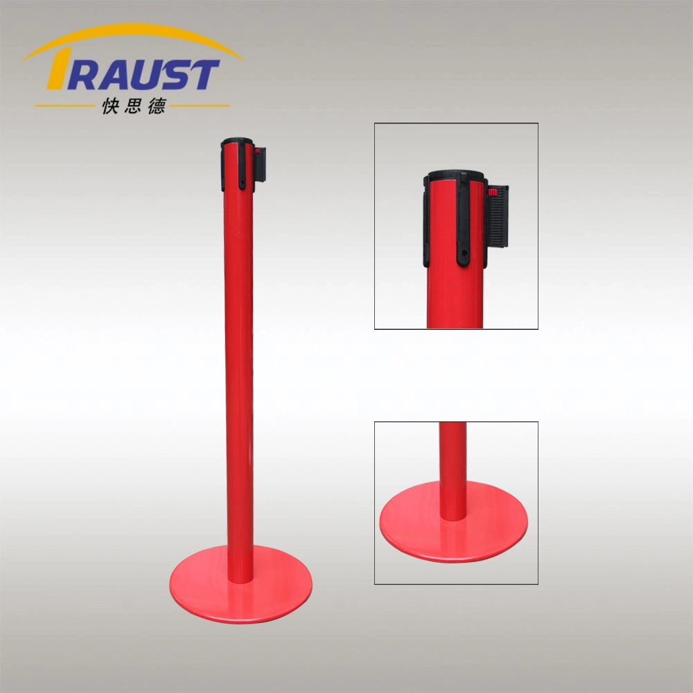 Retractable Belt Chrome Stanchion Queue Line Control Barrier