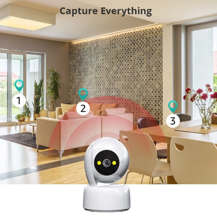 WiFi 5GHz Camera Ai Human Auto Tracking Two Way Audio Color Night Vision Smart Home Video Security Camera