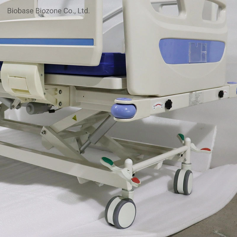 Camas de hospital BioBase High Wear Resistance Casters de control central 5 Funciones cama eléctrica multifuncional