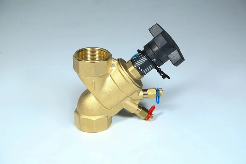 Static Balancing Valve Brass Pn25 Threaded End DN15-DN50