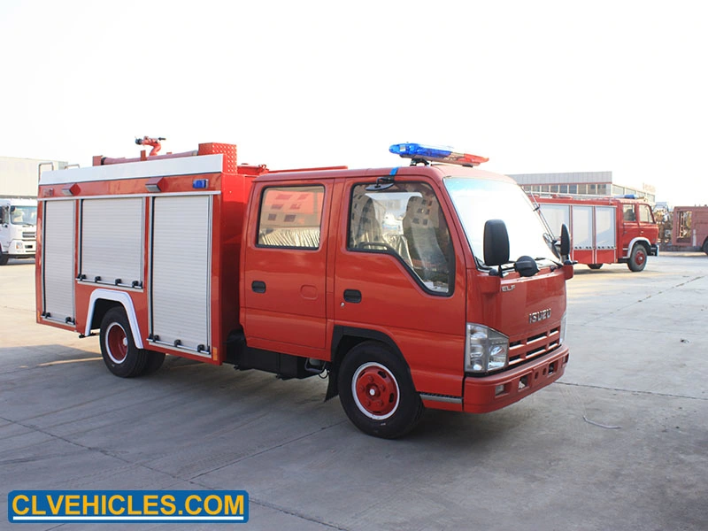 4X2 Double Cab 3cbm New Japanese Fire Truck