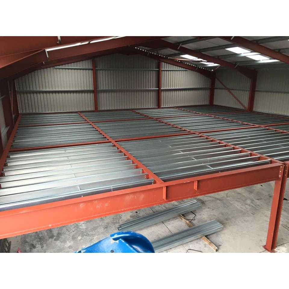 SP195 Metal storage mezzanine rack mezzanine stairs