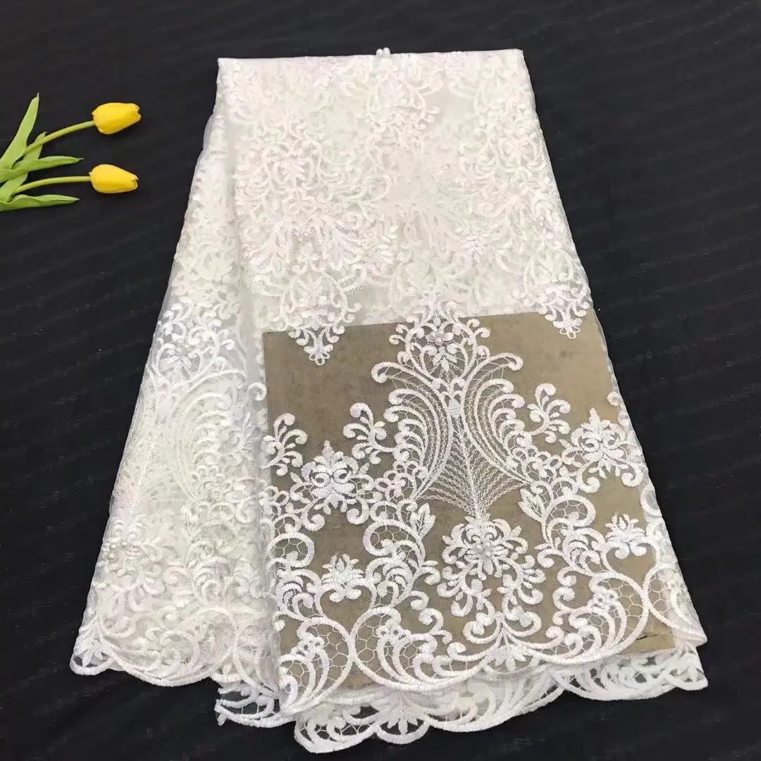 New Arrival Fashion Bead Embroidery Lace Fabric