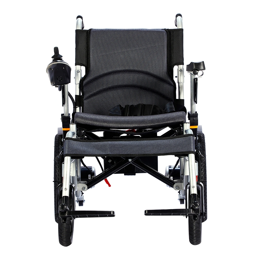 Best Selling Folding Electric Wheelchair Portable Handicapped High Back Stable Electric Wheelchair