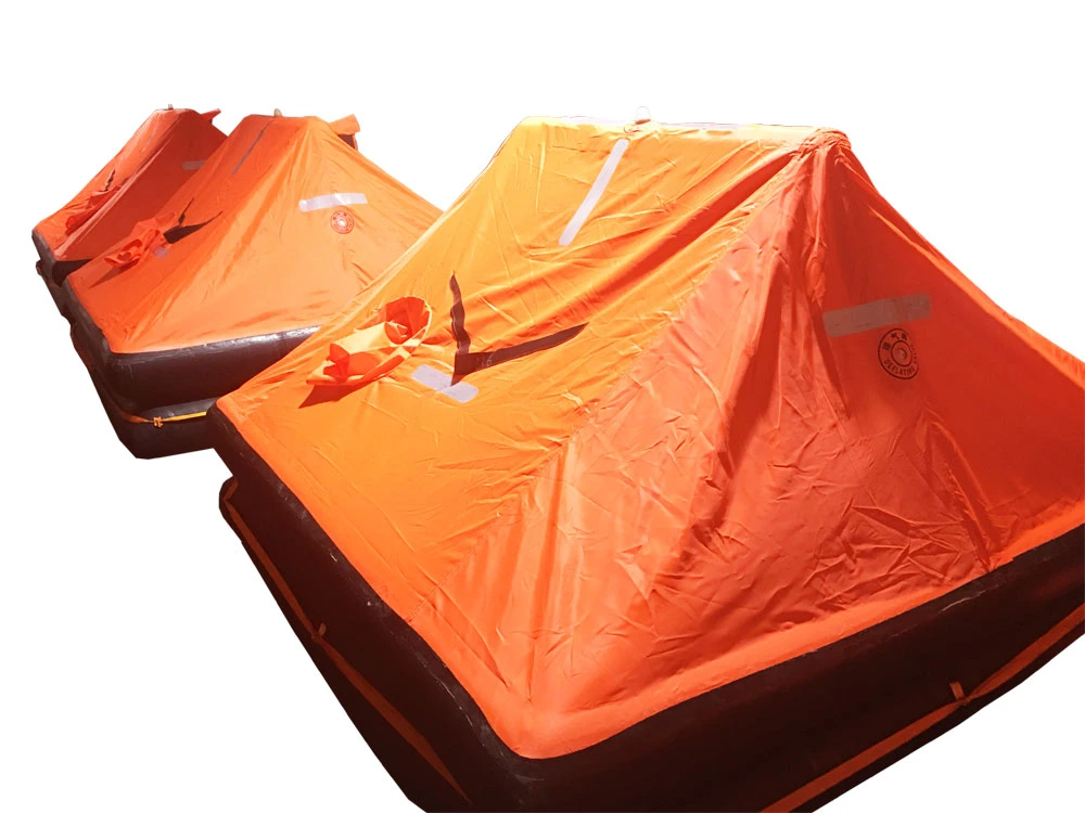 ISO 9650-1 Regulation Throw Over Board Inflatable Life Raft for Yacht