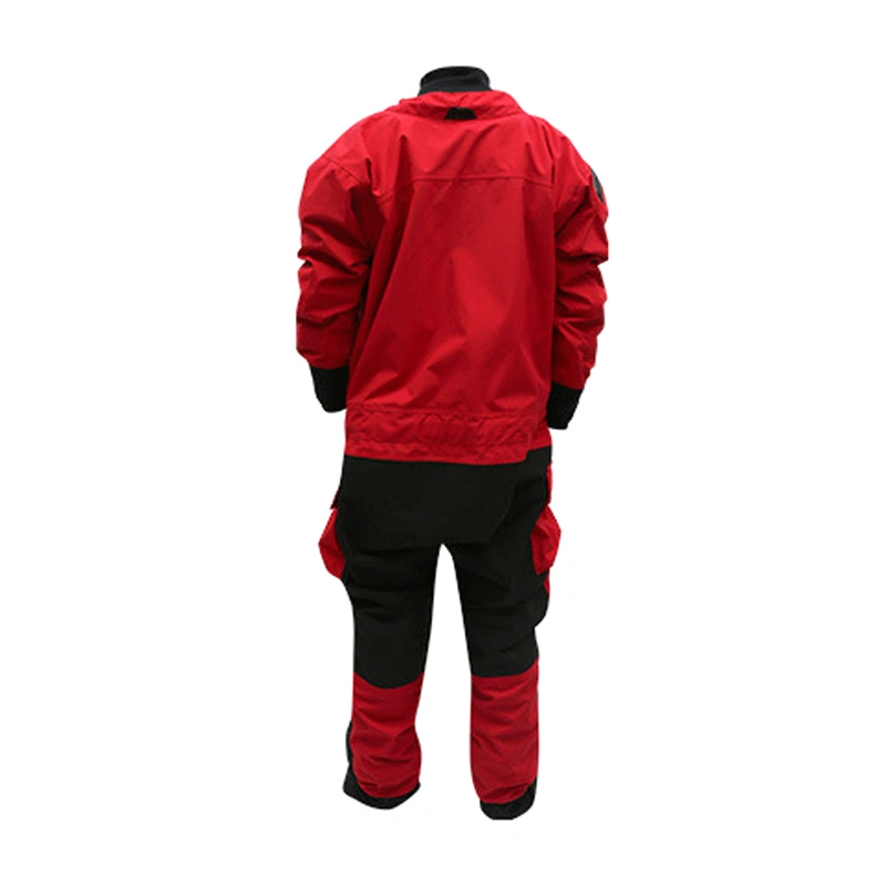OEM Red Neoprene Dry Suit with Night Reflective Tape for Boating Fishing