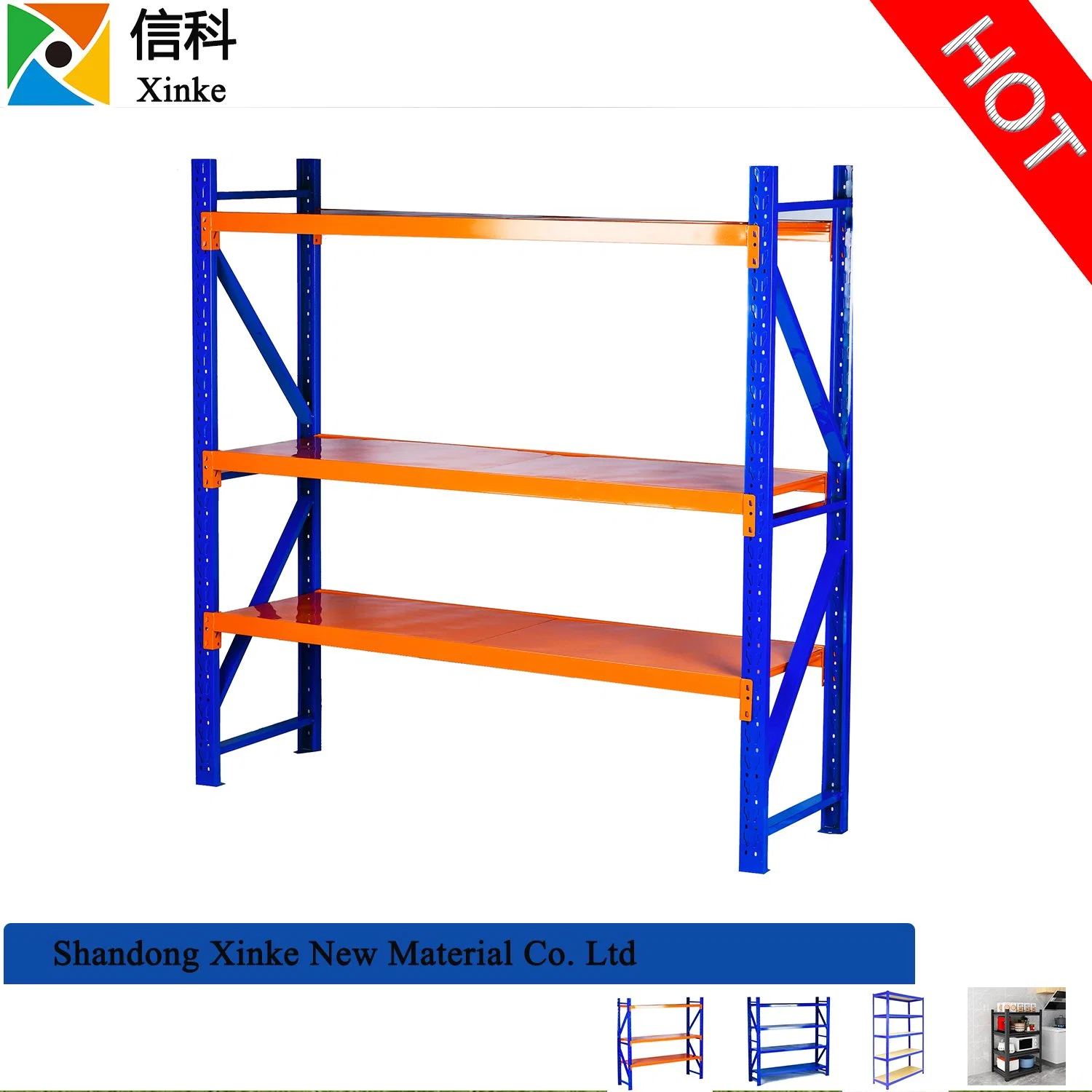 Good Service Conventional Adjustable Stack Corrosion-Protection Steel Warehouse Rack Angle Shelf