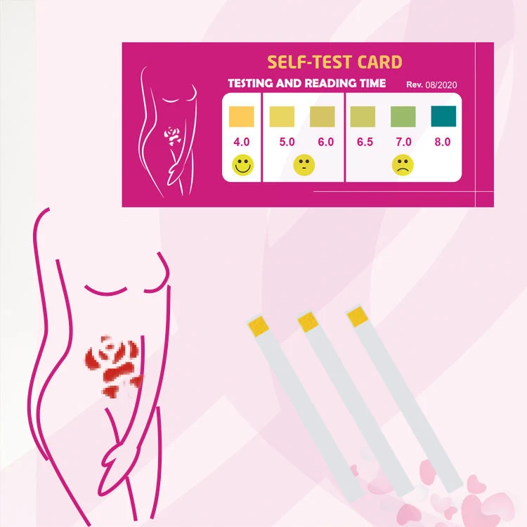 Women's Care Female Vaginal Self-Test Card pH Test Card Sister Card