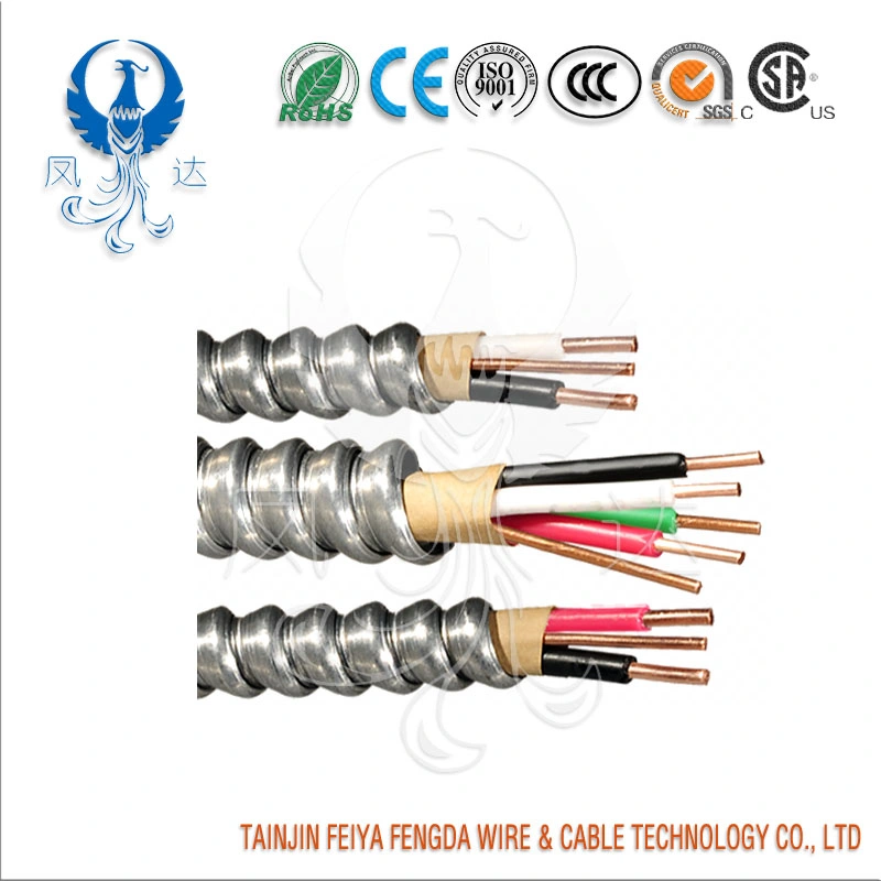 Type AC90 Acwu90 Mc Interlocked Aluminum Armored Electric Wire Bx