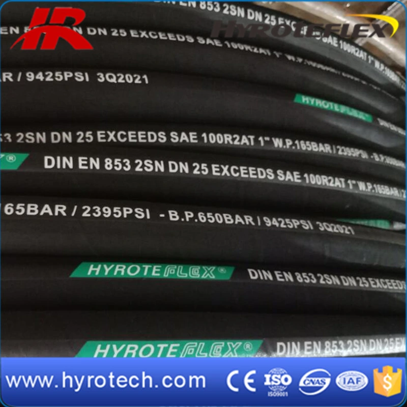 High Pressure Washer Hydraulic Rubber Hose SAE 100r2at