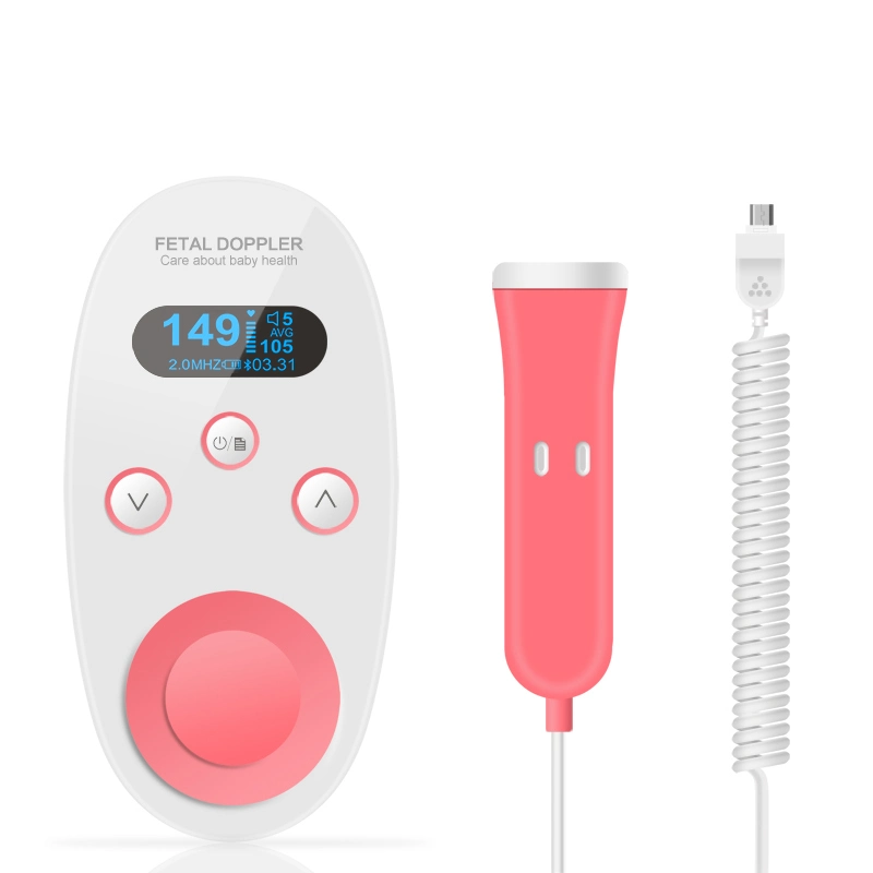 Pirce mayorista portátil Hight-Fidelity Sound Baby Heart Rate Dectector Ultrasonido Doppler fetal