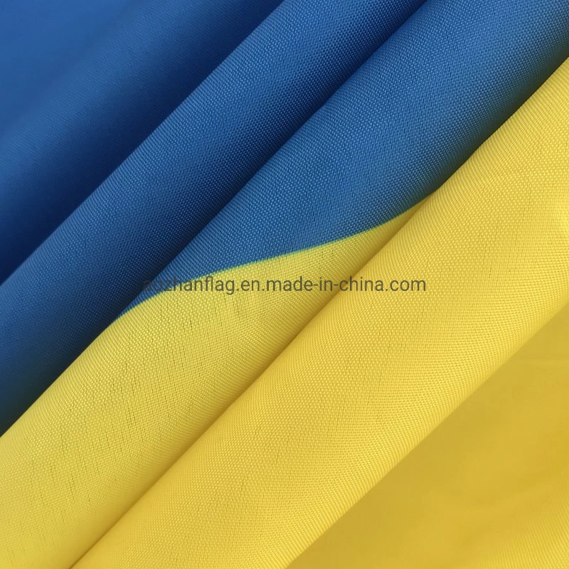 Ready to Ship 3*5 Ukraine National Flag Wholesale/Supplier Cheapest Ukraine Banner High quality/High cost performance  100% Polyester Ukraine Flags