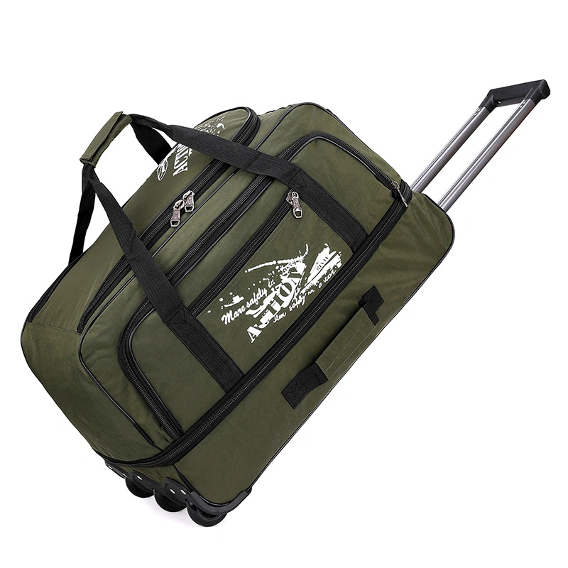 Oxford Trolley Bags Luggage Travel Weekend Bag with 4 Wheels for Man