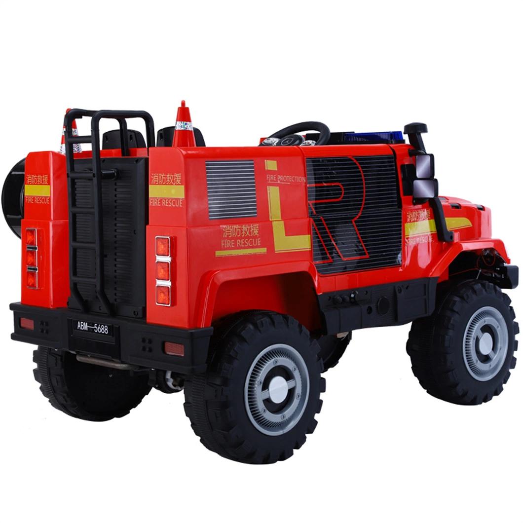 Four-Wheeled Remote Control Fire Truck Children Electric Toy Car