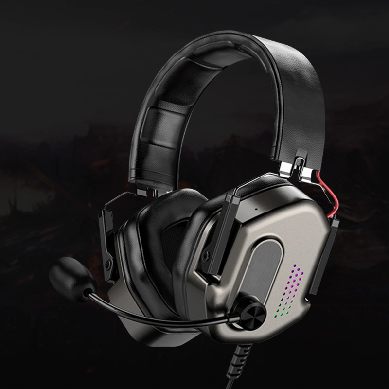 Best-Selling Noise Reduction Surround Sound Computer Gamers Wired RGB Gaming Headset with Microphone