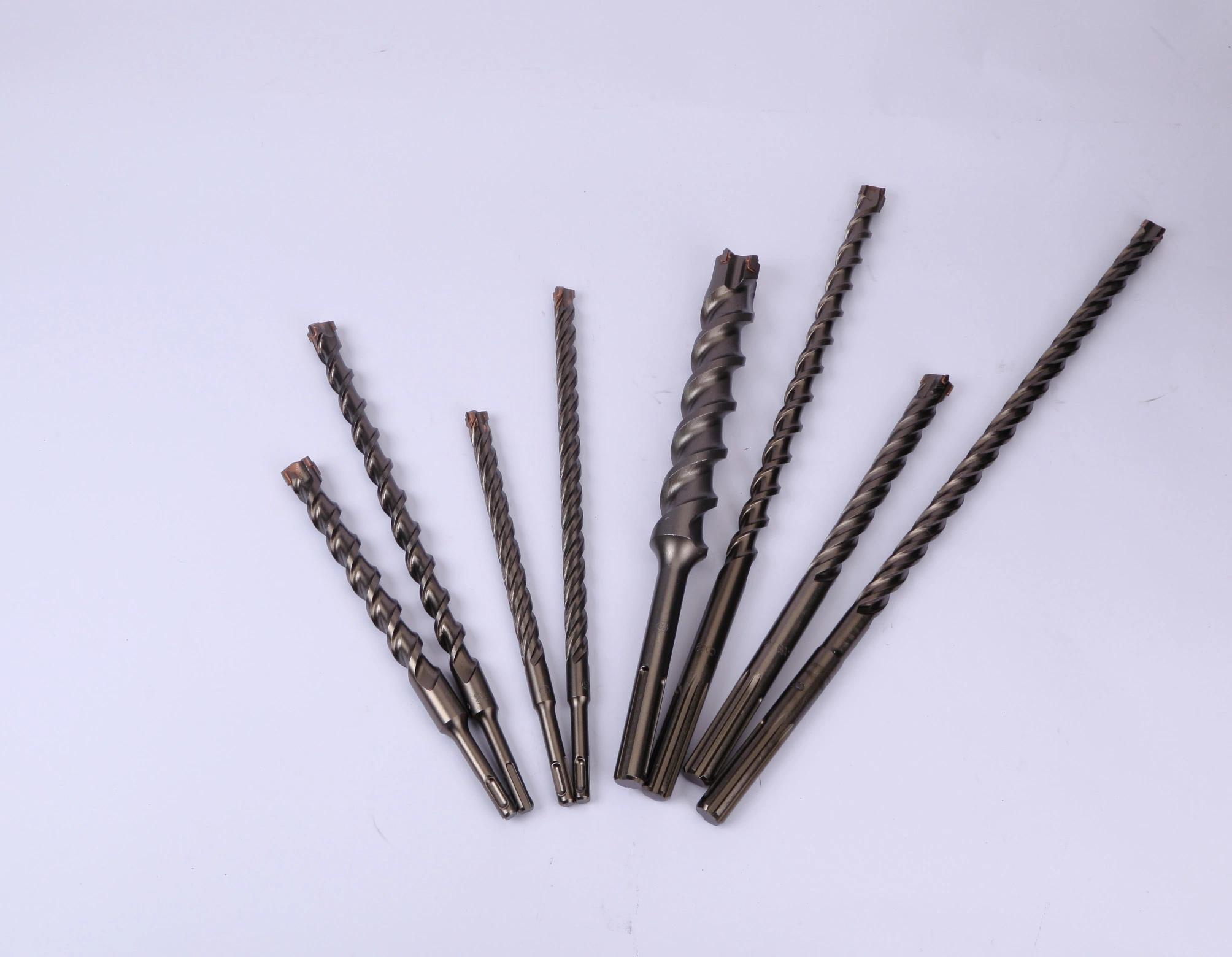 SDS-Max Rotary Hammer Drill Bit Chromuim Molybdenum Body Pgm Cross Carbide Tip Auto Weld Vacuum Brazing 4 Flute 2 Flute