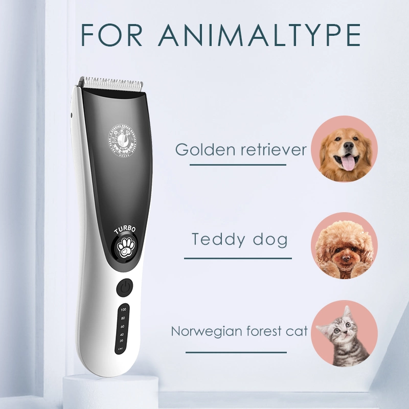 Electric recortador de vello de los Animales Perros Gatos Pet Grooming afeitadora Cortapelos