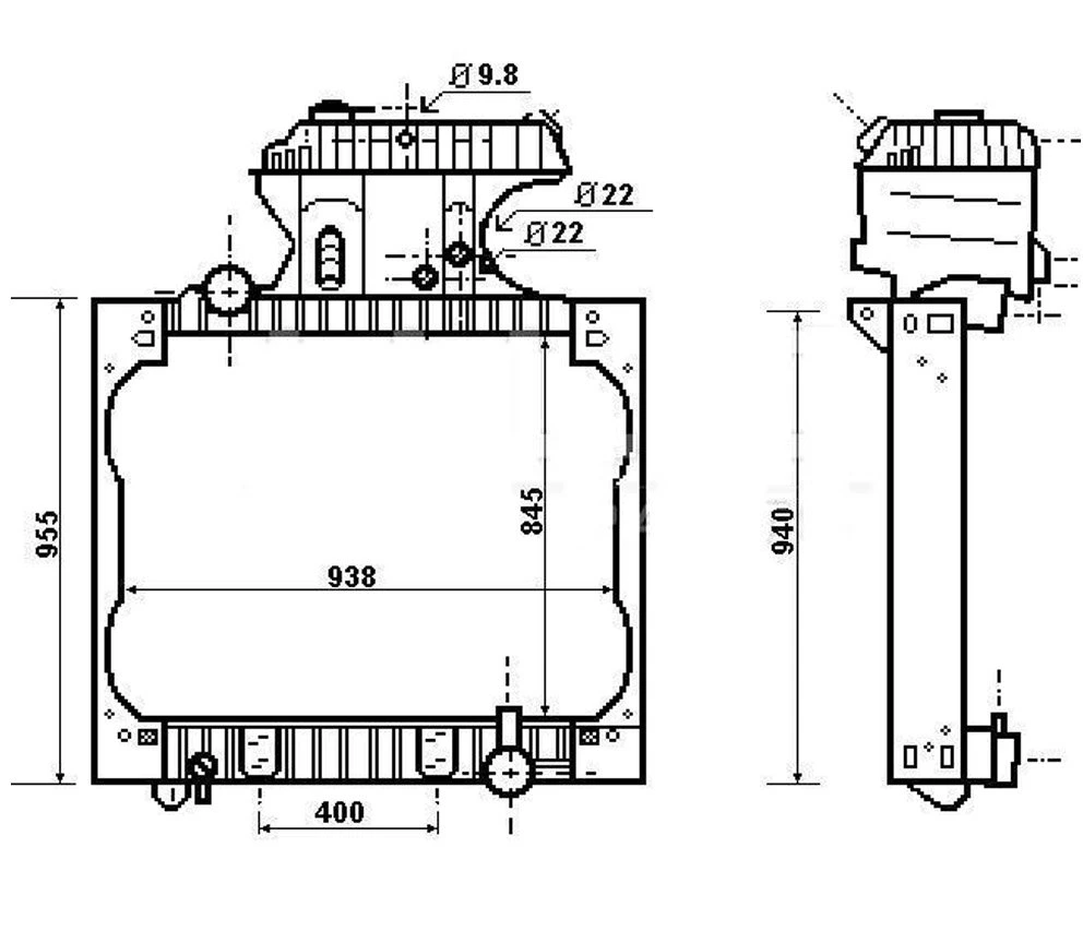 OE Lieferant Auto Radiator für Toyota