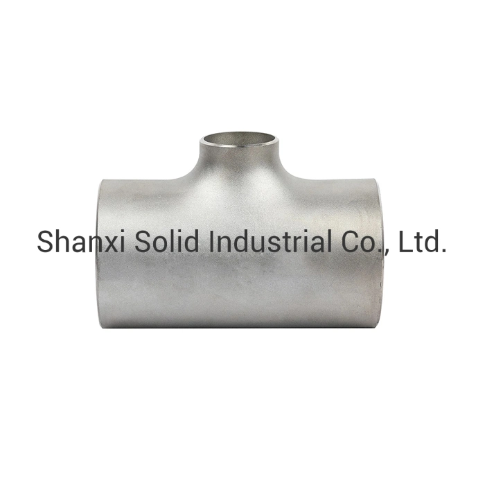 304 316 Butt Welded Seamless Reducing Tee Pipe Fitting