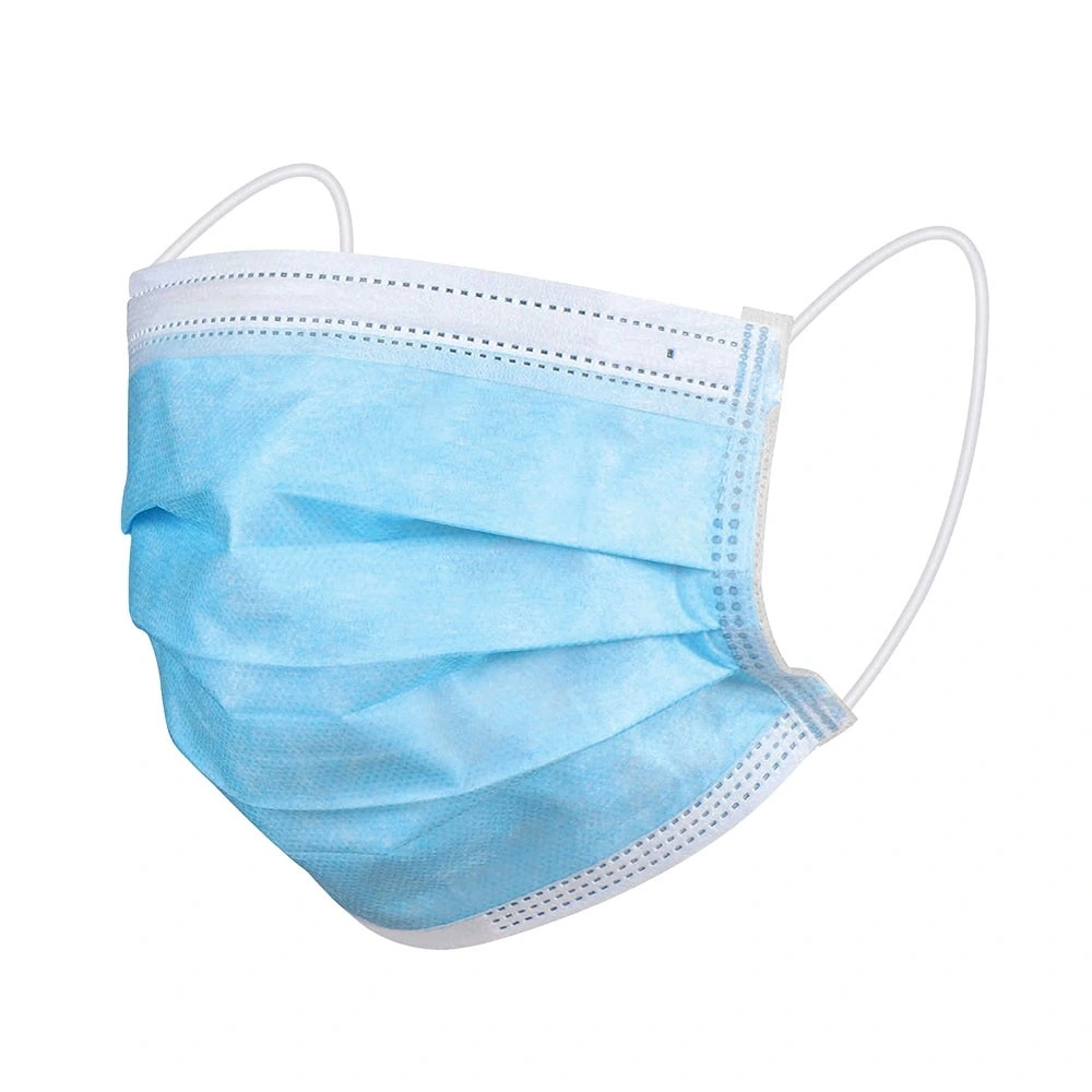 Siny Manufacture 3 Layer Non Woven Universal Blue Medical Products Sterile Face Protection Mask