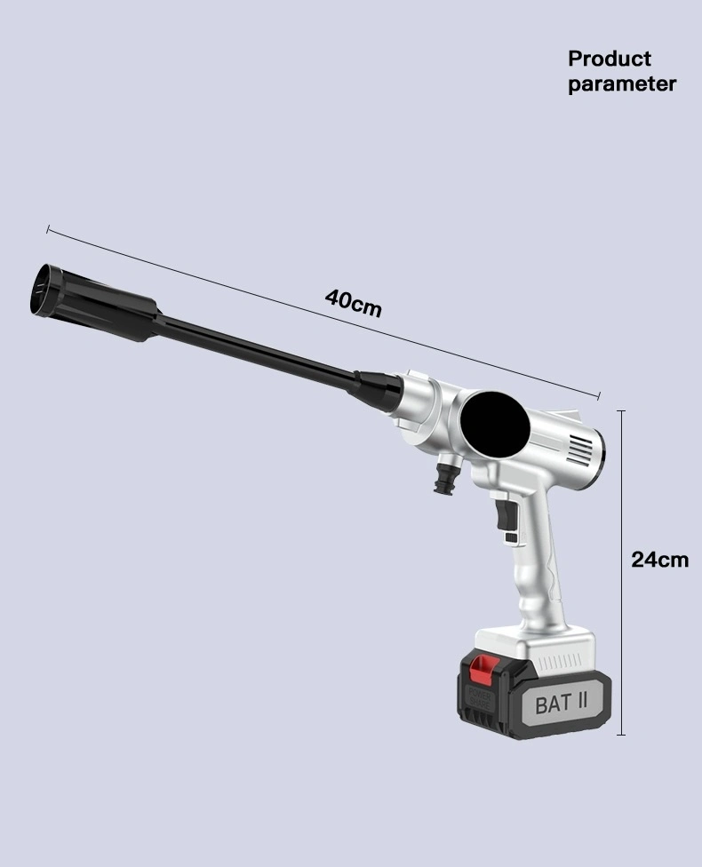 Portable unique, sans fil portable, pistolet lave-auto électrique haut Nettoyeur sous pression