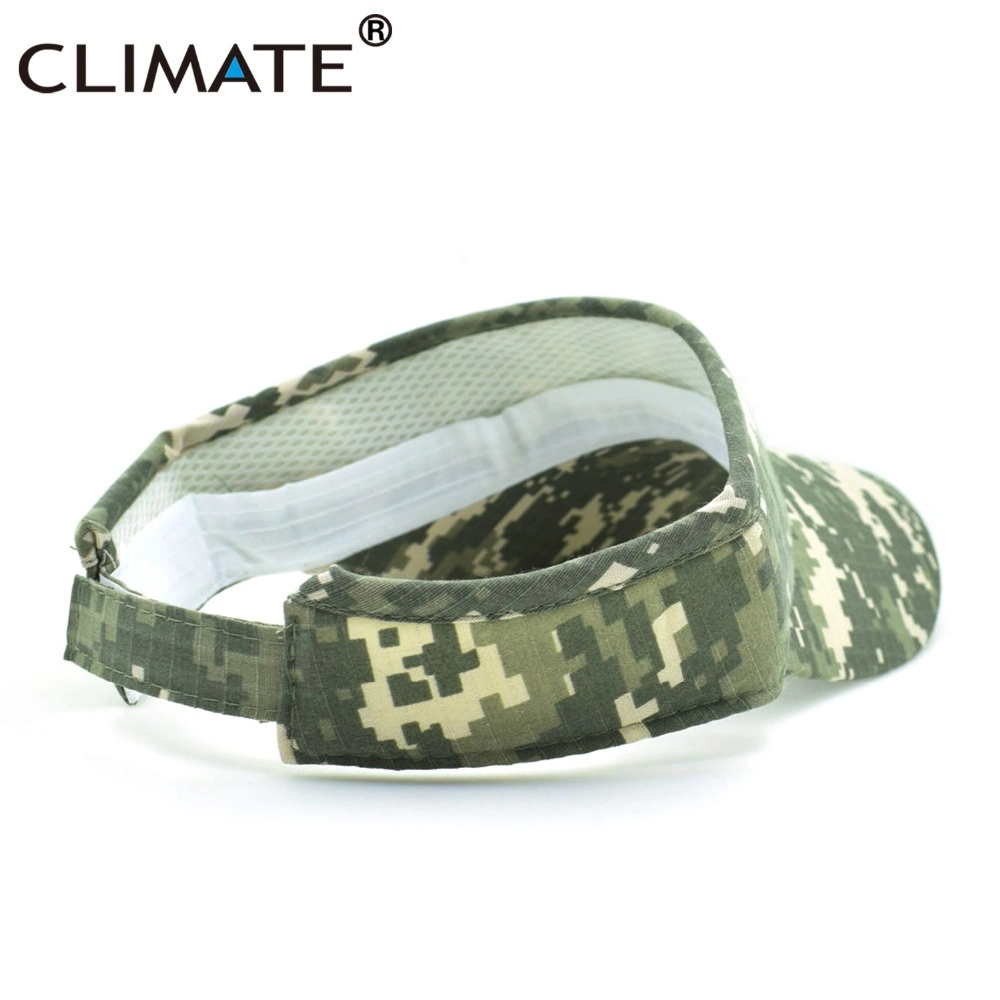 Climate Camouflage Visor Cap Fishing Hunting Sun Hat Caps Colorful Summer Visors Man Woman Outdoor Sports Adjustable Hat Caps