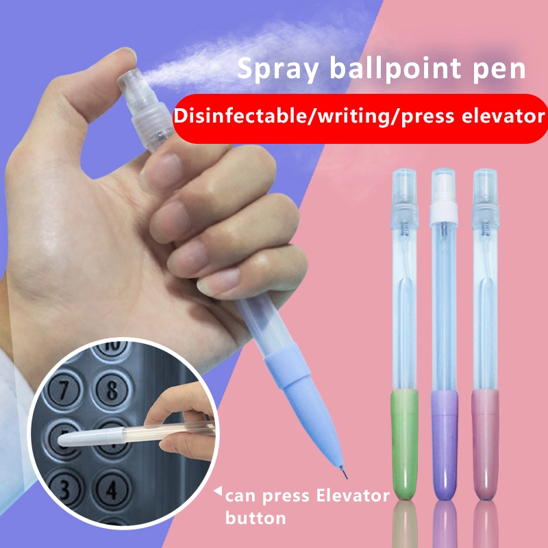 Portable Multi Function Ballpoint Pen Tools for Personal Public Protective Equipment Gift Sanitary Spray Pen