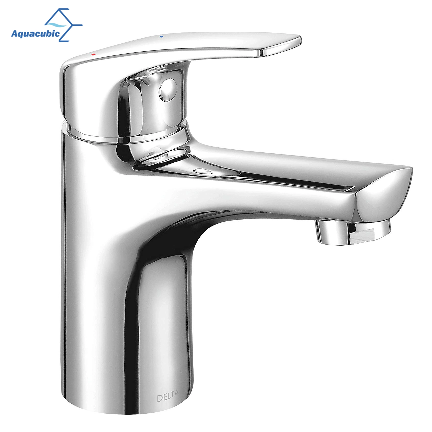 Modern Chromed Brass Bathroom Sink Basin Faucet (AF1142-6)