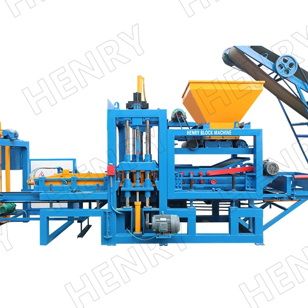 Qt4-20 Automatic Hydraulic Vibration Concrete Cement Brick Making Machine Production Line