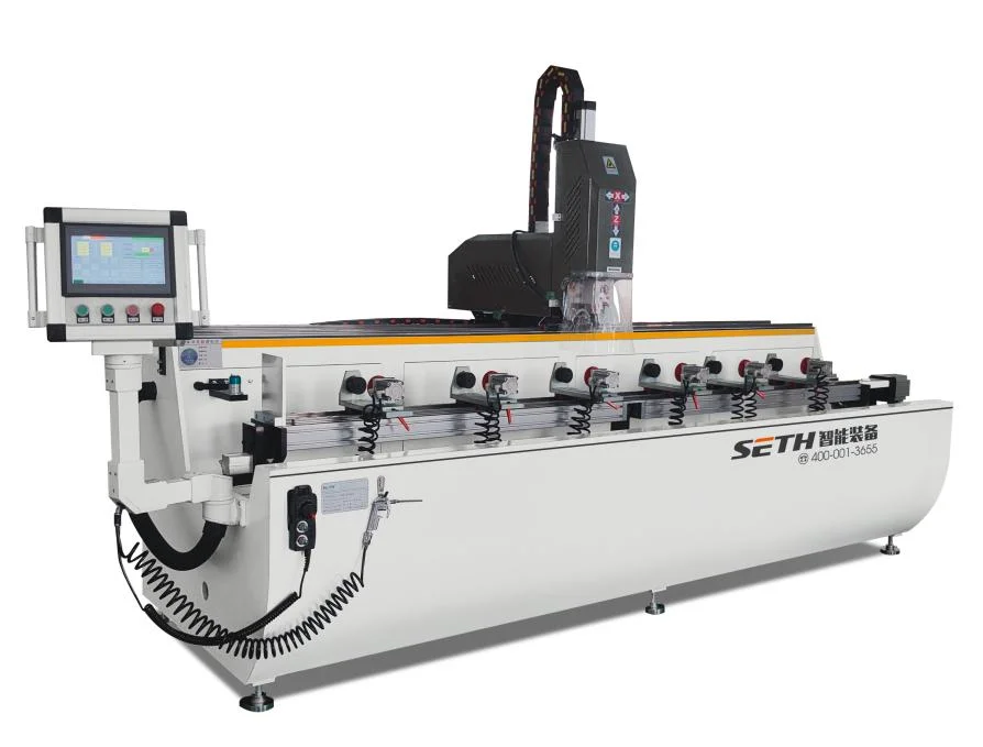 CNC Router for Aluminum Profile Drilling Tapping and Milling Function