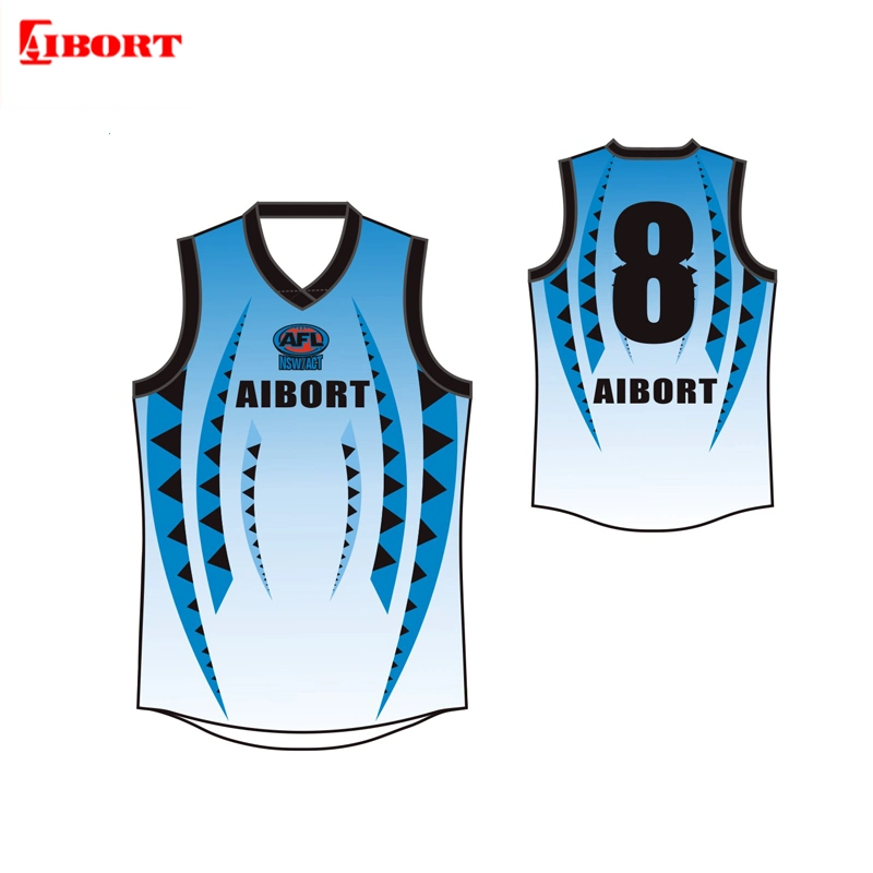 Aibort Wholesale/Supplier Custom Afl Jerseys with Sublimation Printed Afl Football Afl Jersey Design Your Team Sublimation Afl Jersey